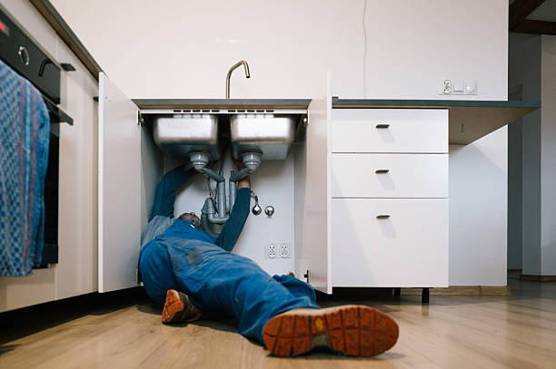 Professional Pipe Repair technician working in Harrah, WA